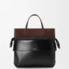 Small Switch Tote in Paper Calf and Suede