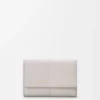 Small Vertical Wallet in Smooth and Grained Calfskin Small Vertical Wallet in Smooth and Grained Calfskin