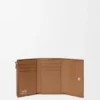 Small Vertical Wallet in Smooth and Grained Calfskin Small Vertical Wallet in Smooth and Grained Calfskin