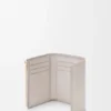 Small Vertical Wallet in Smooth and Grained Calfskin Small Vertical Wallet in Smooth and Grained Calfskin