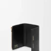 Small Vertical Wallet in Smooth and Grained Calfskin Small Vertical Wallet in Smooth and Grained Calfskin