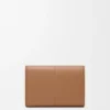 Small Vertical Wallet in Smooth and Grained Calfskin Small Vertical Wallet in Smooth and Grained Calfskin