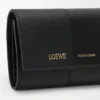Small Vertical Wallet in Smooth and Grained Calfskin Small Vertical Wallet in Smooth and Grained Calfskin