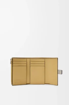 Small Vertical Wallet in Soft Grained Calfskin