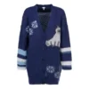 Ss21 Large Multi-Color Cardigan Navy Blue S359330Xbr-5095