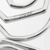 Stacked Hoop Earrings in Sterling Silver Stacked Hoop Earrings in Sterling Silver