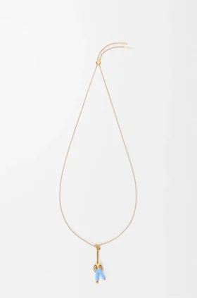 Standing Acrobat Necklace in Sterling Silver and Enamel