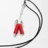 Standing Acrobat Necklace in Sterling Silver and Enamel