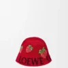 Strawberry Bucket Hat in Cotton Strawberry Bucket Hat in Cotton