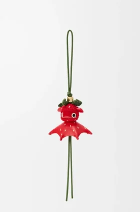 Strawberry Charm in Classic Calfskin Strawberry Charm in Classic Calfskin