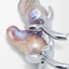 Strawberry Earrings in Sterling Silver and Pearl Strawberry Earrings in Sterling Silver and Pearl