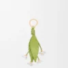 Strawberry Flower Charm in Classic Calfskin
