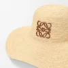 Sun Hat in Raffia and Calfskin Sun Hat in Raffia and Calfskin