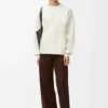 Sweater in Cotton Blend
