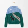 Sweater in Wool and Mohair