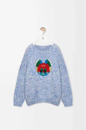 Sweater in Wool and Mohair Blend