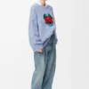 Sweater in Wool and Mohair Blend Sweater in Wool and Mohair Blend