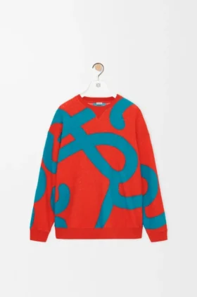 Sweatshirt in Wool and Cotton