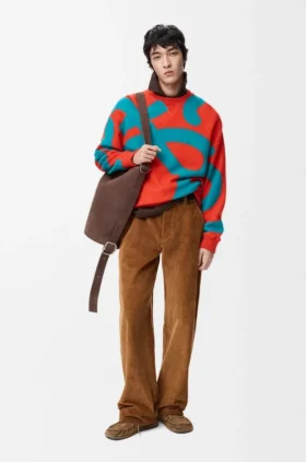 Sweatshirt in Wool and Cotton