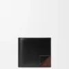 Switch Bifold Coin Wallet in Supple Grained Calfskin and Suede Switch Bifold Coin Wallet in Supple Grained Calfskin and Suede