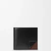 Switch Bifold Wallet in Supple Grained Calfskin and Suede Switch Bifold Wallet in Supple Grained Calfskin and Suede