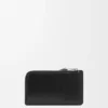 Switch Coin Cardholder in Supple Grained Calfskin and Suede Switch Coin Cardholder in Supple Grained Calfskin and Suede