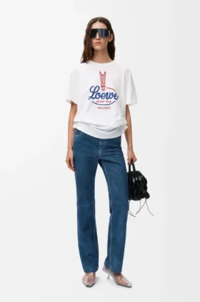 T-Shirt in Cotton Blend