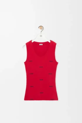 Tank Top in Stretch Cotton