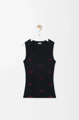 Tank Top in Stretch Cotton