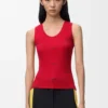 Tank Top in Stretch Cotton Tank Top in Stretch Cotton
