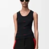 Tank Top in Stretch Cotton Tank Top in Stretch Cotton