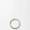 Thin Pavé Ring in Sterling Silver and Crystals Thin Pavé Ring in Sterling Silver and Crystals
