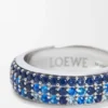 Thin Pavé Ring in Sterling Silver and Crystals Thin Pavé Ring in Sterling Silver and Crystals