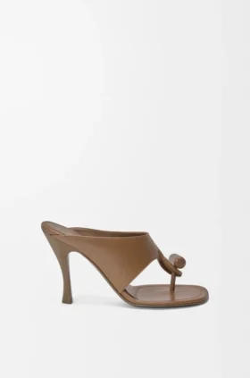 Toggle Sandal in Shiny Smooth Calfskin