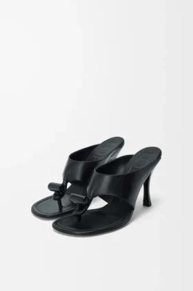 Toggle Sandal in Shiny Smooth Calfskin
