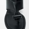 Toggle Sandal in Shiny Smooth Calfskin Toggle Sandal in Shiny Smooth Calfskin