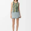 Top in Viscose and Cotton Blend