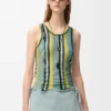 Top in Viscose and Cotton Blend