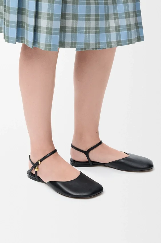 Toy Ankle Strap Ballerina in Lambskin Toy Ankle Strap Ballerina in Lambskin