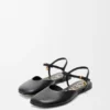 Toy Ankle Strap Ballerina in Lambskin Toy Ankle Strap Ballerina in Lambskin