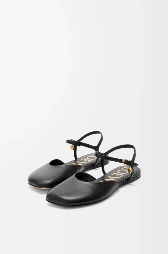Toy Ankle Strap Ballerina in Lambskin Toy Ankle Strap Ballerina in Lambskin