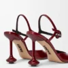 Toy Ankle Strap Pump in Soft Patent Lambskin Toy Ankle Strap Pump in Soft Patent Lambskin