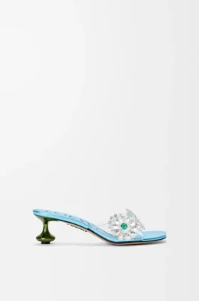 Toy Crystal Flowers Sandal in Pvc