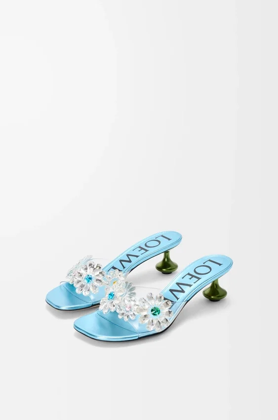 Toy Crystal Flowers Sandal in Pvc Toy Crystal Flowers Sandal in Pvc