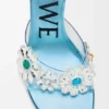 Toy Crystal Flowers Sandal in Pvc Toy Crystal Flowers Sandal in Pvc