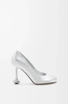 Toy Pump in Laminated Lambskin