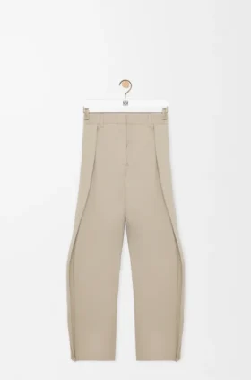 Trousers in Cotton and Silk