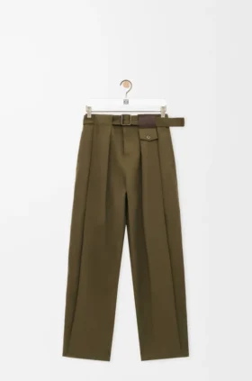 Trousers in Cotton and Silk
