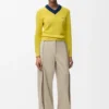 Trousers in Cotton and Silk Trousers in Cotton and Silk