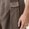 Trousers in Cotton Blend Trousers in Cotton Blend